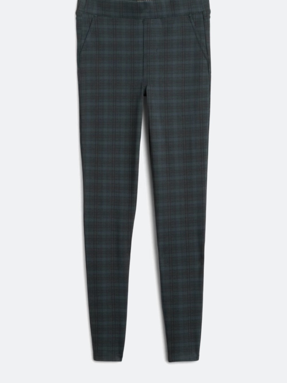 Liverpool Black Plaid Skinny Pants